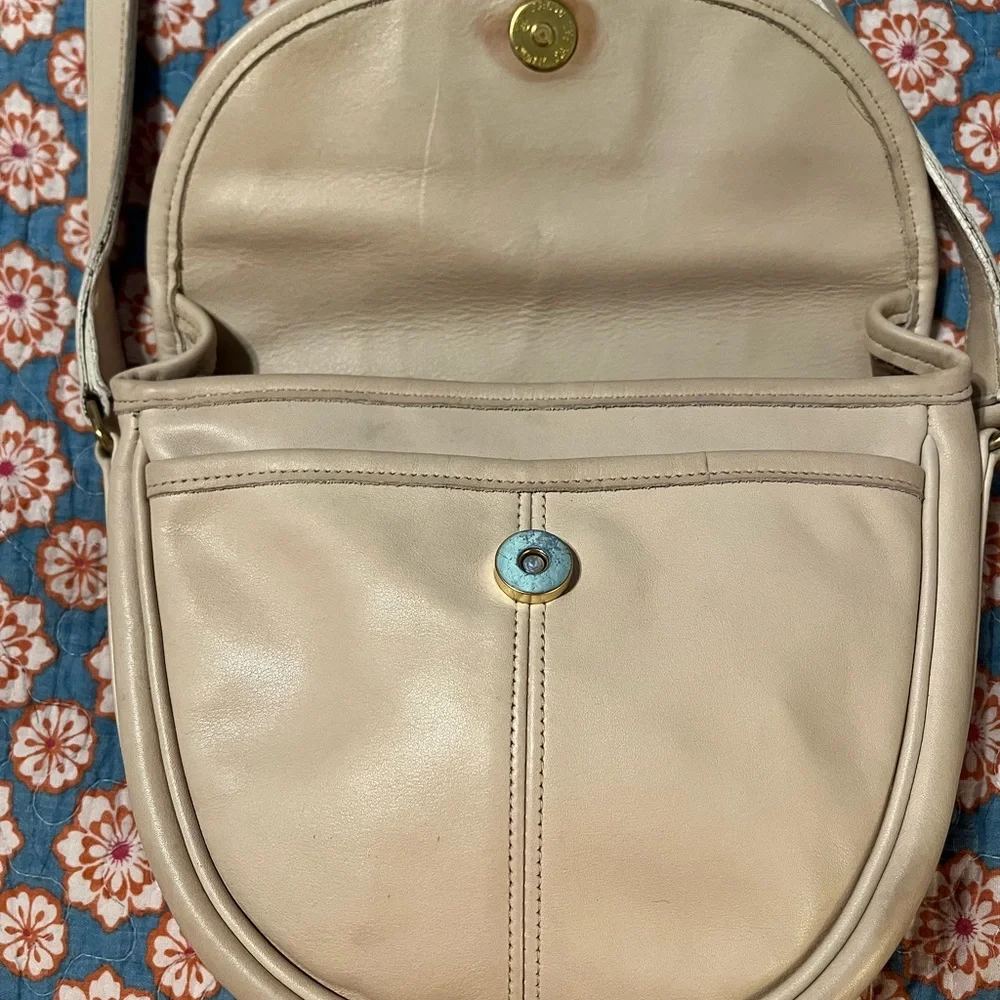 Rare Vintage Coach Paris Bag 4100 - Bone - Picture 7 of 11